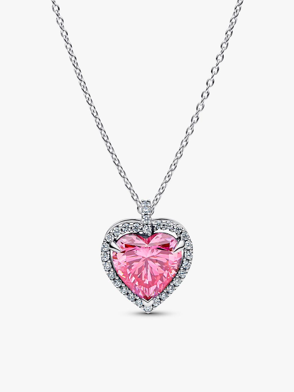 Elevated Pink Heart Ring