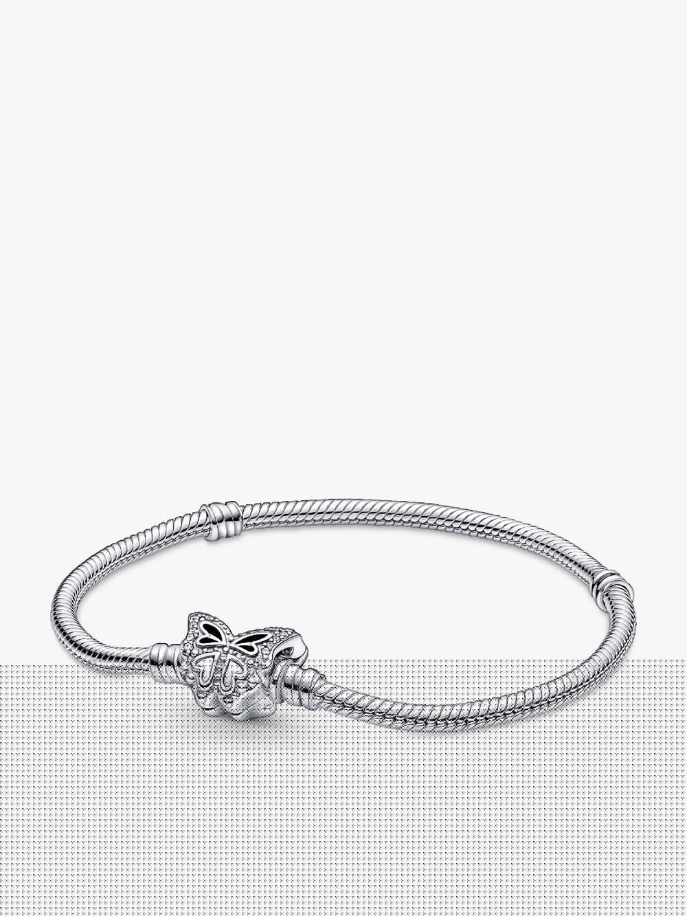 Moments Heart & Snake Chain Bracelet
